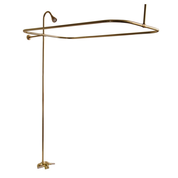 Barclay 4190-54 Converto Shower With Shower Ring and Showerhead Tub Fillers