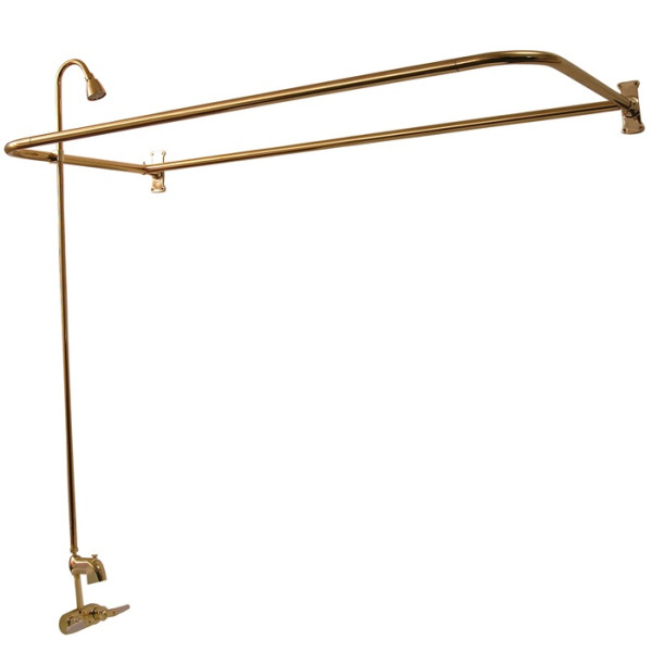 Barclay 4191-60 Code Rectangular Shower Unit With 60" D-Rod Tub Fillers