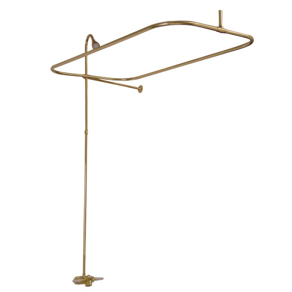 Barclay 4192-54 Converto Shower With 54" Rod For Faucet Riser Tub Fillers