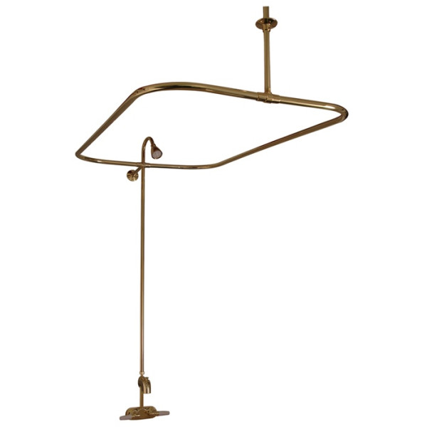 Barclay 4198-48 Converto Shower With 48" Rod For Code Spout Tub Fillers