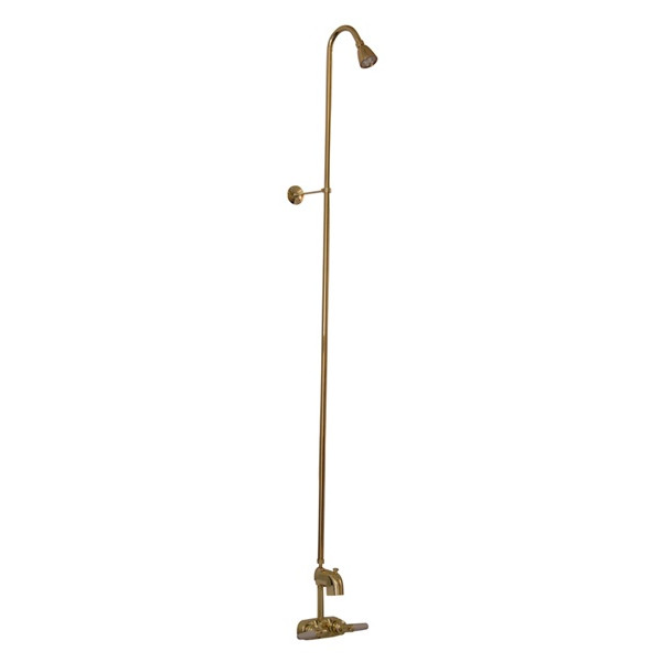 Barclay 4199 Tub Filler with Diverter, Code Spout and Plastic Shower Head