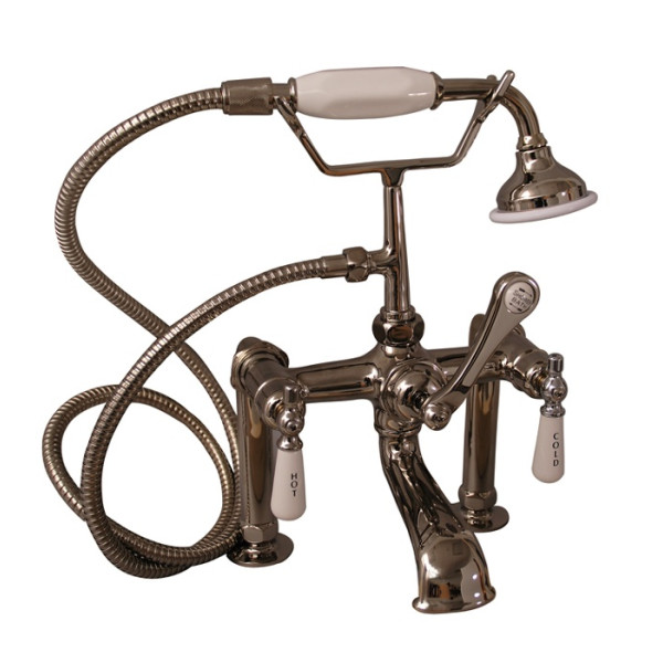 Barclay 4601-PL Elephant Spout HandHeld Shower W 6" Elbow Mounts Tub Filler