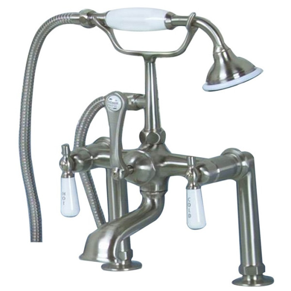 Barclay 4601-PL Elephant Spout HandHeld Shower W 6" Elbow Mounts Tub Filler