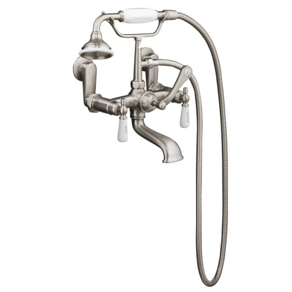 Barclay 4602-PL Elephant Spout HandHeld Shower W/ Swivel Mounts Tub Fillers