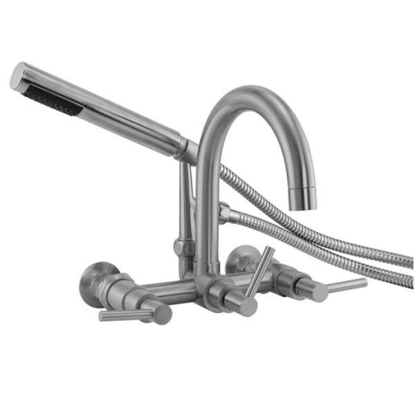 Barclay 7088-ML Wall Mount Gooseneck Tub Filler With Hand Shower