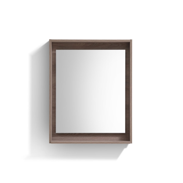 KubeBath KB24-M Bosco 24" Framed Mirror With Shelve