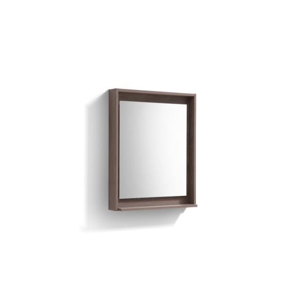 KubeBath KB24-M Bosco 24" Framed Mirror With Shelve