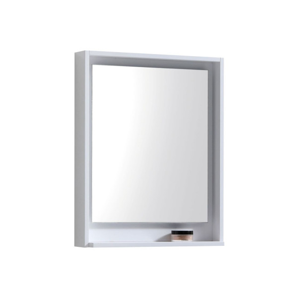 KubeBath KB24-M Bosco 24" Framed Mirror With Shelve