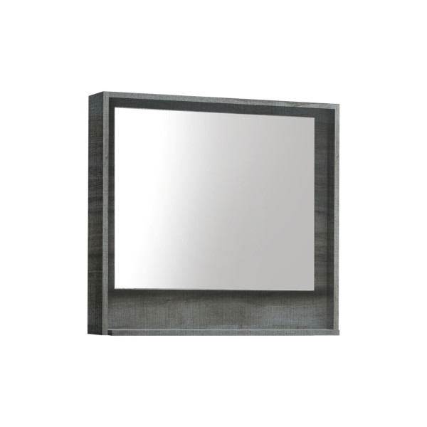 KubeBath KB30-M Bosco 30" Framed Mirror With Shelve