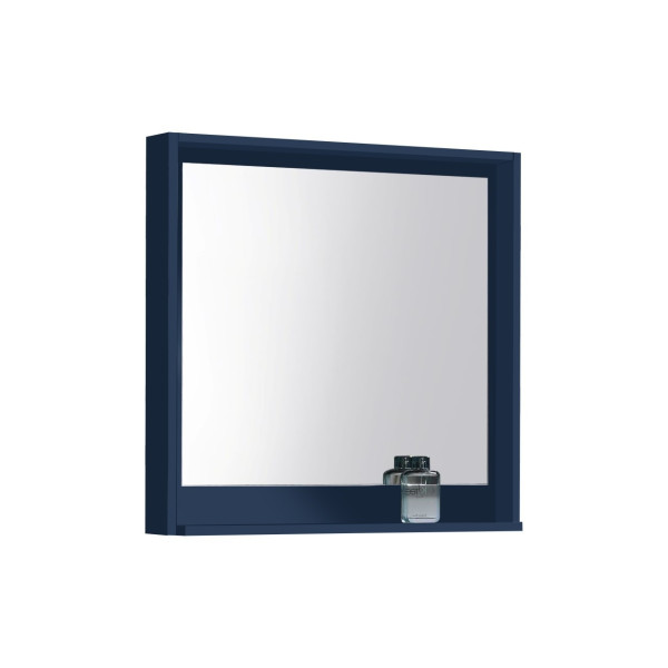 KubeBath KB30-M Bosco 30" Framed Mirror With Shelve