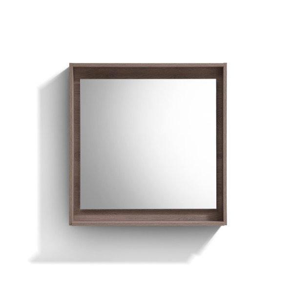 KubeBath KB30-M Bosco 30" Framed Mirror With Shelve