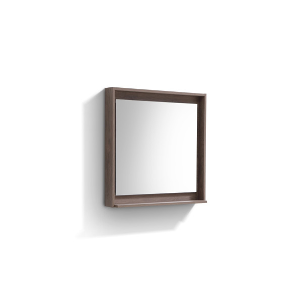 KubeBath KB30-M Bosco 30" Framed Mirror With Shelve