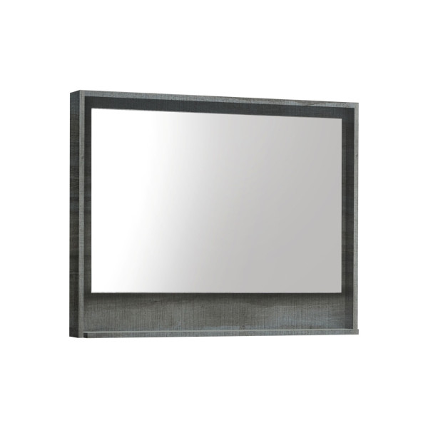 KubeBath KB36-M Bosco 36" Framed Mirror With Shelve