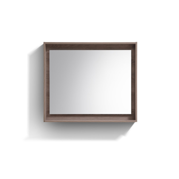 KubeBath KB36-M Bosco 36" Framed Mirror With Shelve
