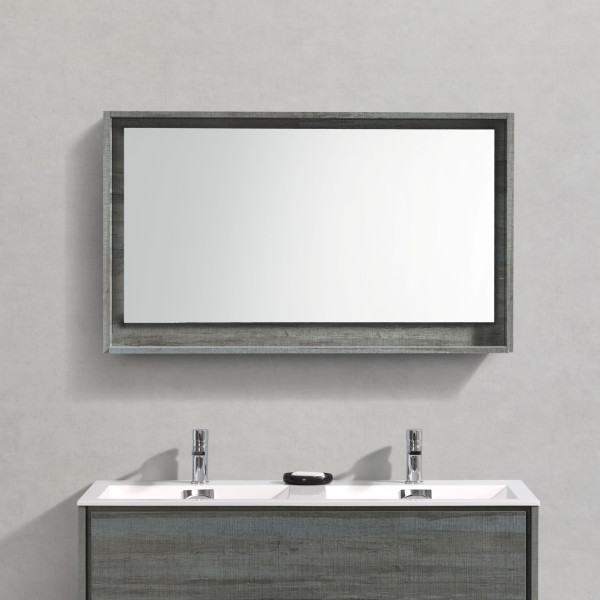 KubeBath KB48-M Bosco 48" Framed Mirror With Shelve