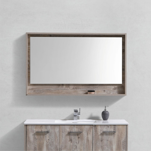 KubeBath KB48-M Bosco 48" Framed Mirror With Shelve