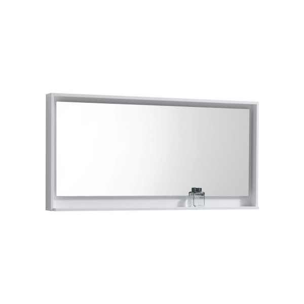 KubeBath KB60-M Bosco 60" Framed Mirror With Shelve