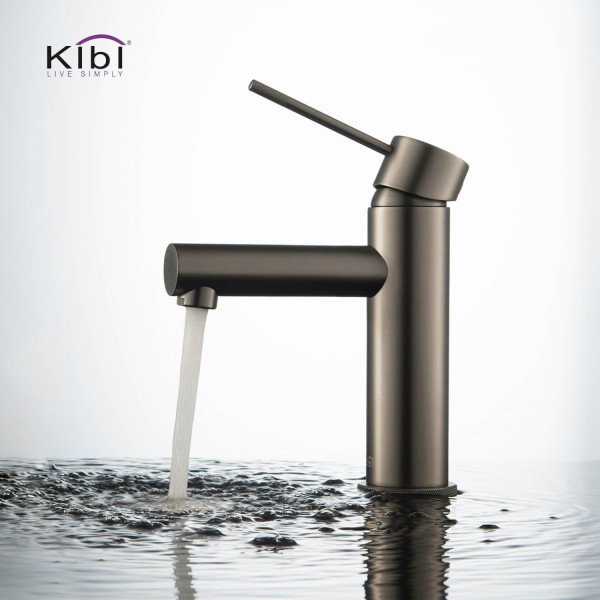 KIBI KBF1010TT Circular X Single Handle Bathroom Vanity Sink Faucet