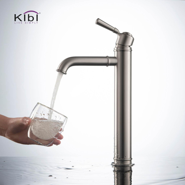 KIBI KBF1013BN Victorian Single Handle Bathroom Vessel Sink Faucet