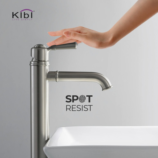 KIBI KBF1013BN Victorian Single Handle Bathroom Vessel Sink Faucet