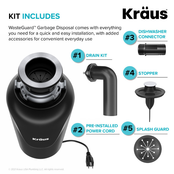Kraus KBU14-100-75MB 31 1/2” Undermount Single Bowl Stainless Steel Kitchen Sink