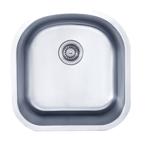 Kraus KBU15 20 inch Undermount Single Bowl Stainless Steel Kitchen Sink