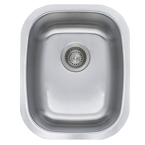 Kraus KBU16 18 inch Undermount Single Bowl Stainless Steel Kitchen Sink