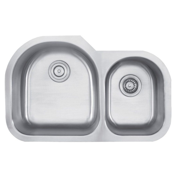 Kraus KBU26 32 inch Undermount Double Bowl Stainless Steel Kitchen Sink