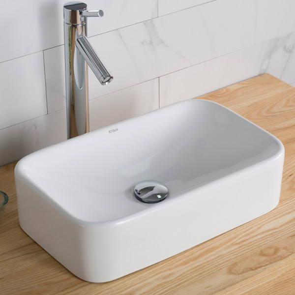 Kraus KCV-122 19'' Rectangular Above Counter Vessel