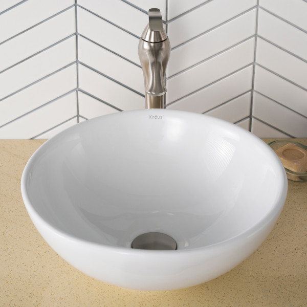 Kraus KCV-141 16''. Above Counter Stain Resistant Sink
