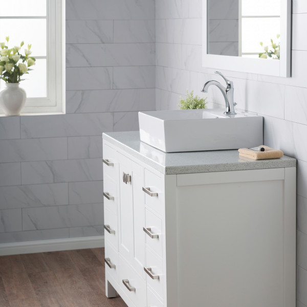 Kraus KCV-150 19'' Smooth Above Counter Sink + Overflow