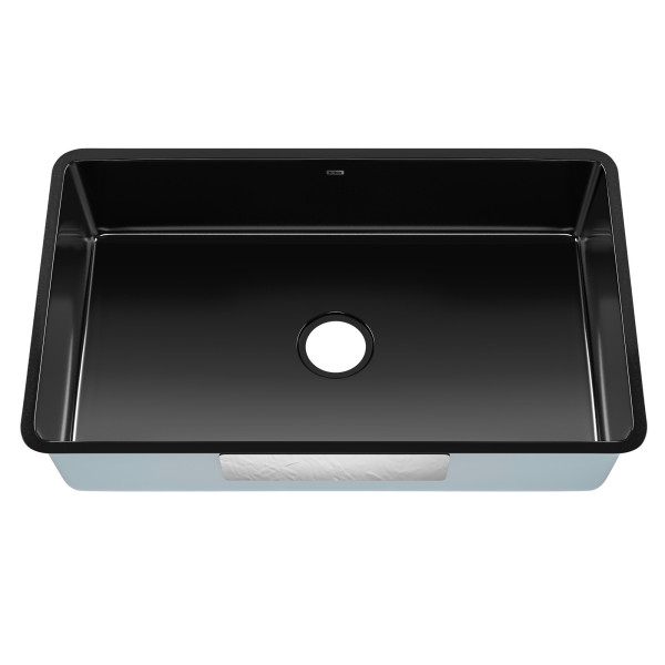  KRAUS KE1US32 Pintura™ 32” Undermount Enameled Steel Single Bowl Kitchen Sink 