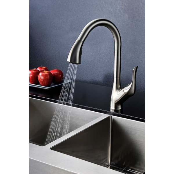 ANZZI KF-AZ031 Accent Single Handle Pull Down Spray Kitchen Faucet