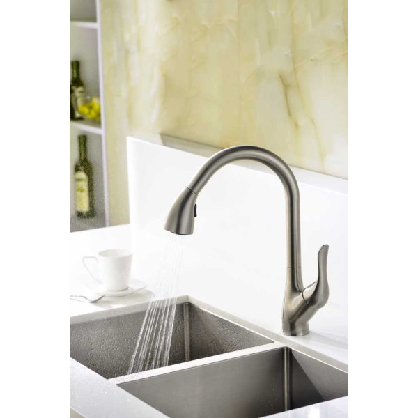 ANZZI KF-AZ031 Accent Single Handle Pull Down Spray Kitchen Faucet
