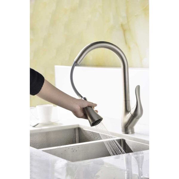 ANZZI KF-AZ031 Accent Single Handle Pull Down Spray Kitchen Faucet
