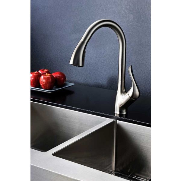 ANZZI KF-AZ031 Accent Single Handle Pull Down Spray Kitchen Faucet