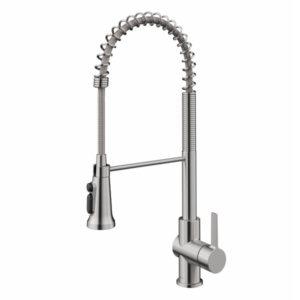 Kraus KFF-1691 2-in-1 Commercial Pull-Down Single Handle Water Filter Kitchen Faucet