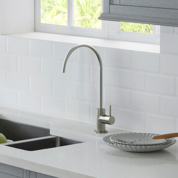 KIBI KFF501BN Circular Water Filtration Faucet In Brushed Nickel