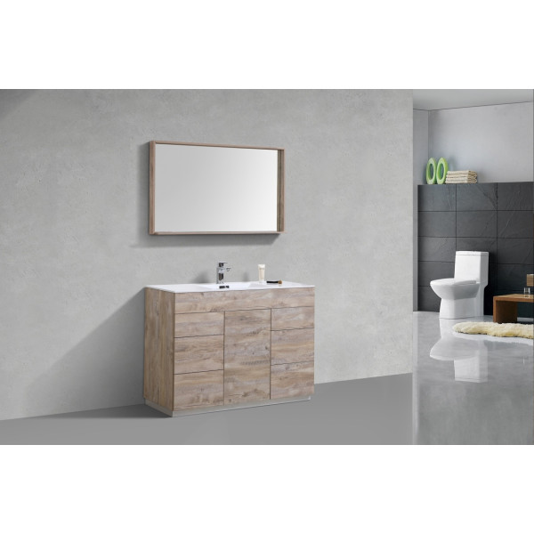 KubeBath KFM48S Milano 48" Single Sink Bathroom Vanity
