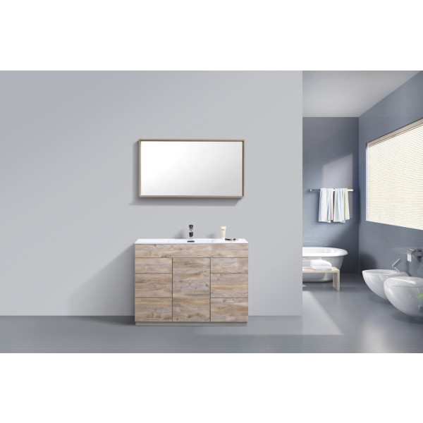 KubeBath KFM48S Milano 48" Single Sink Bathroom Vanity