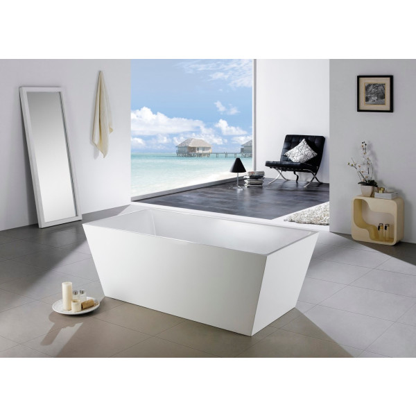 KubeBath KFST5067 Kube Squadra 67" Free Standing Bathtub