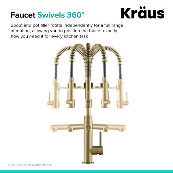 Kraus KPF-1603 Artec Pro™ Commercial Style Pre-Rinse Kitchen Faucet