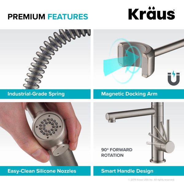 Kraus KPF-1603 Artec Pro™ Commercial Style Pre-Rinse Kitchen Faucet
