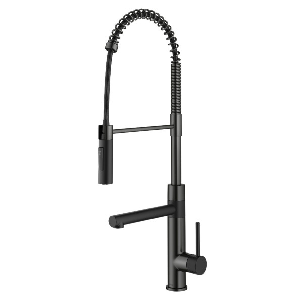 KRAUS KPF-1604SFS Commercial Pull-Down Single Handle Kitchen Faucet w Pot Filler