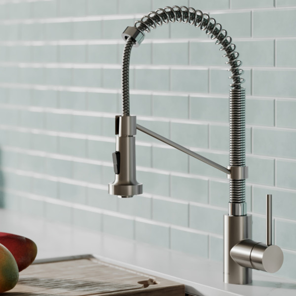 Kraus KPF-1610S Bolden™ Commercial Kitchen Faucet with Pull-Down Spray