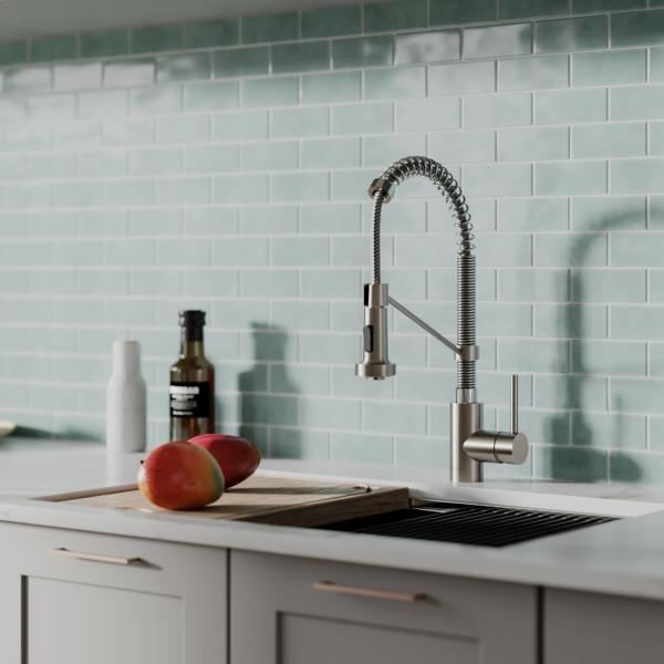 Kraus KPF-1610S Bolden™ Commercial Kitchen Faucet with Pull-Down Spray