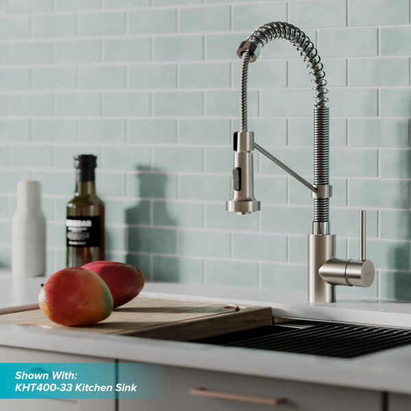 Kraus KPF-1610S Bolden™ Commercial Kitchen Faucet with Pull-Down Spray