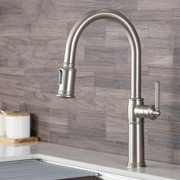 Kraus KPF-1682 Sellette™ Traditional Single Handle Pull-Down Kitchen Faucet