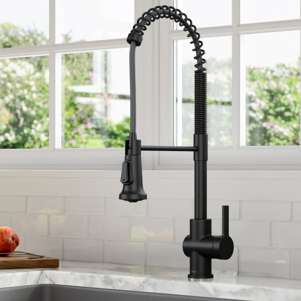 Kraus KPF-1691 Britt™ Commercial Style Pull-Down Single Handle Kitchen Faucet