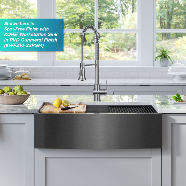 Kraus KPF-1691 Britt™ Commercial Style Pull-Down Single Handle Kitchen Faucet